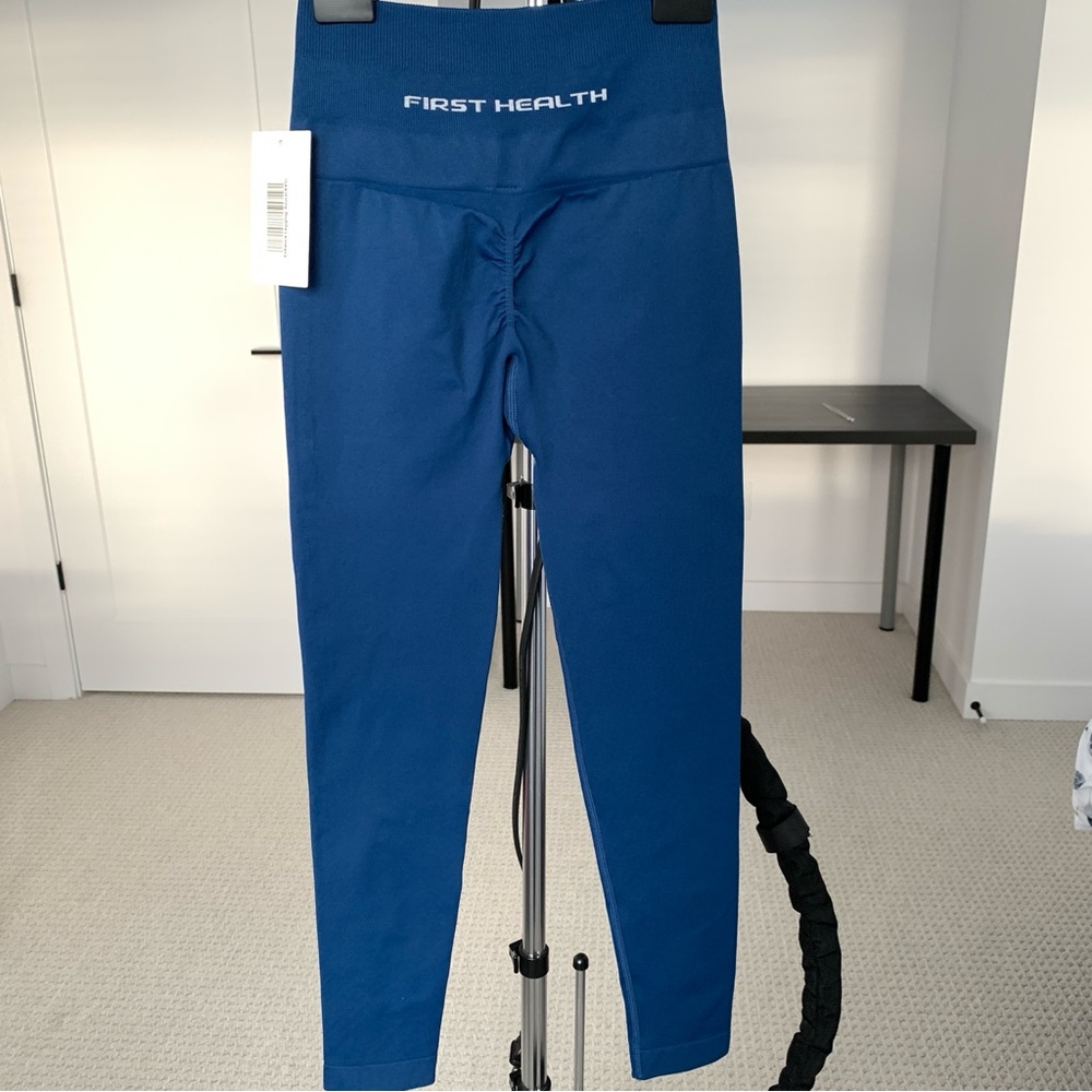 First Health Apparel Enhance Leggings Colour Azure (blue) Size XXS NWT